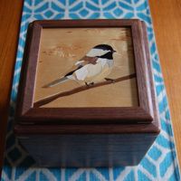 Chickadee urn (custom)