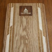 School logo serving board <br>(custom), 2021
