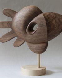 <i>Orbit</i> (front view)<br>Black Walnut, 2020